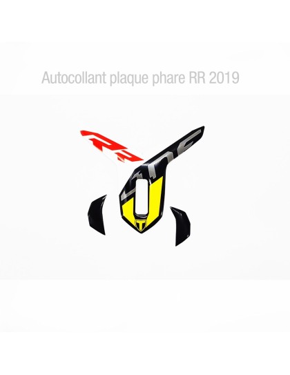 Autocollant plaque phare RR 2019