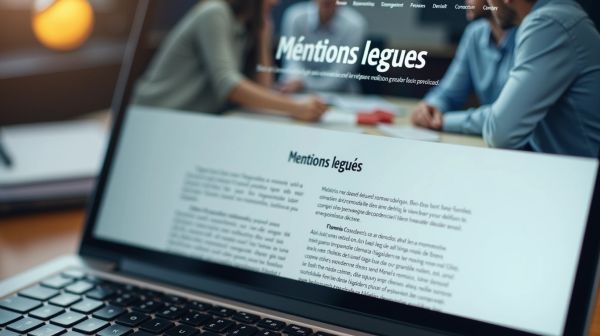 Obligations légales pour la rédaction de mentions légales sur un site