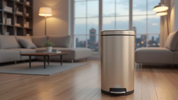 Où trouver une poubelle d'intérieur alliant style moderne et praticité ?